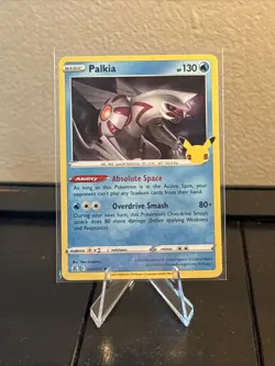 Pokemon Card TCG - Palkia - 4/25 - 25 Anniversary Celebrations - Holo Rare - Image 1
