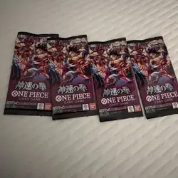 4 PACK OP-11 A Fist of Divine Speed One Piece Card Japanese Sealed Booster OP11 - Image 1