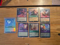 Disney Lorcana Mixed Lot 8 Cards Foil & Regular - Mickey Mouse, Pegasus, Tuk Tuk - Image 1