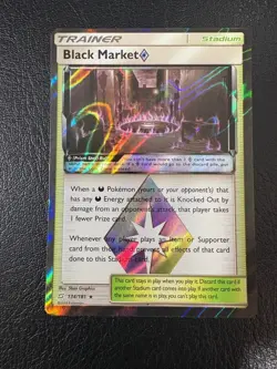 Pokemon 2019 Team Up Black Market Prism Star Holo Rare Pokemon Card - Image 1