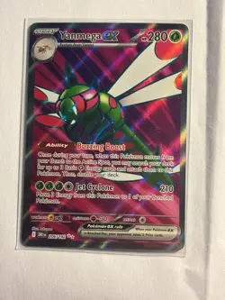Pokemon Card Yanmega ex - 206/182 Full Art Ultra Rare SV10: Destined Rivals NM - Image 1