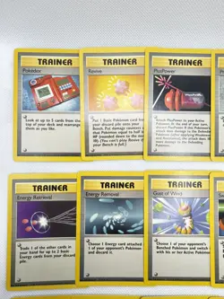 Vintage Base Set Pokemon Trainer Card Lot of (15) Cards from Pokemon Base Set - Image 2
