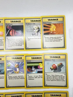 Vintage Base Set Pokemon Trainer Card Lot of (15) Cards from Pokemon Base Set - Image 3