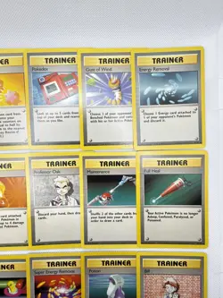 Vintage Base Set Pokemon Trainer Card Lot of (15) Cards from Pokemon Base Set - Image 3