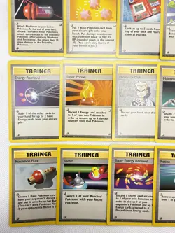 Vintage Base Set Pokemon Trainer Card Lot of (15) Cards from Pokemon Base Set - Image 4