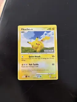 Pikachu Lv. 12 70/100 Reverse Holo Stamp Pokemon Majestic Dawn(Ungraded) - Image 1