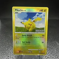 2008 Pikachu 70/100 Reverse Holo Platinum Promo Majestic Dawn Pokemon TCG HP - Image 1