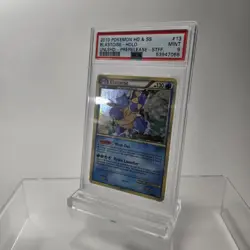 PSA 9 POKEMON HEARTGOLD SOULSILVER UNLEASHED STAFF PRERELEAS BLASTOISE PROMO #13 - Image 3