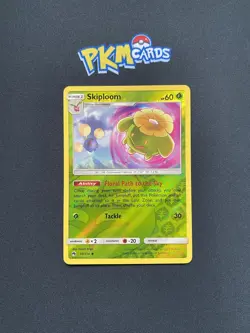 Pokemon TCG Skiploom Lost Thunder 13/214 Reverse Holo LP. - Image 1