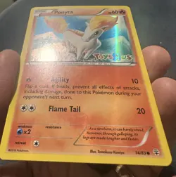 Pokemon TCG Ponyta 14/83 Toys R Us Stamp 20th Anniversary Generations Holo LP - Image 3