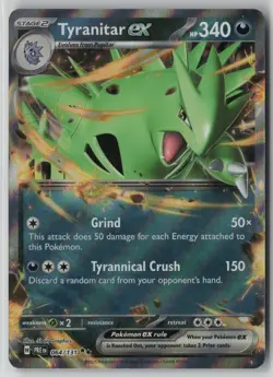 Tyranitar ex 064/131 Pokemon TCG Prismatic Evolutions Holo Rare (Near Mint) NM 1 - Image 1