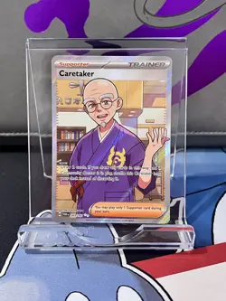 Pokemon TCG - Caretaker 203/167 - SV06: Twilight Masquerade - Holo Ultra Rare NM - Image 1
