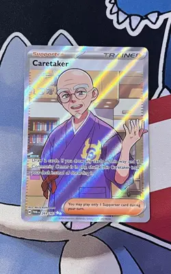 Pokemon TCG - Caretaker 203/167 - SV06: Twilight Masquerade - Holo Ultra Rare NM - Image 2