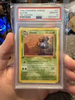 1999 Pokemon Jungle Gloom 1st Edition PSA 10 - Image 1
