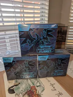 💢Fantasmal Flames ETB's💢 Pokemon TCG Factory Sealed Box English New - Image 3