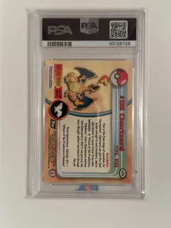 1999 Topps Pokemon TV Foil Charmander Charmeleon Charizard Sequential PSA 9 Set - Image 3