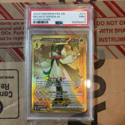 2023 POKEMON PALDEA EVOLVED #271/193 MEOWSCARADA EX HYPER RARE PSA 9 - Image 1