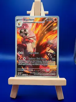 Pokemon TCG | Blaziken 192/182 Full Art | Destined Rivals NM - Image 1