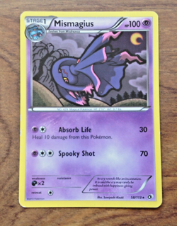 Pokemon TCG Mismagius Legendary Treasures 58/113 Regular Rare. Free UK Postage - Image 1