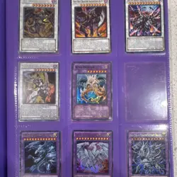 Konami Yu-Gi-Oh! TCG Binder Lot - Foil & Regular Monster, Spell Cards, English - Image 5