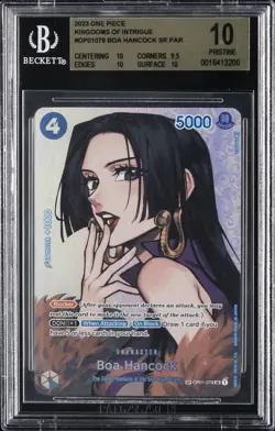 2023 ONE PIECE KINGDOMS OF INTRIGUE PARALLEL #OP01078 BOA HANCOCK BGS 10 - Image 1