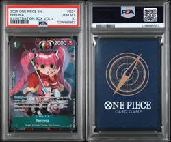 Sequential Pair Of PSA 10 One Piece Ill. Box Volume 4 Perona & Mihawk Promos - Image 4