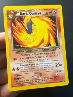 Dark Quilava 39/105 Neo Destiny Uncommon Pokemon Card LP - - Image 4