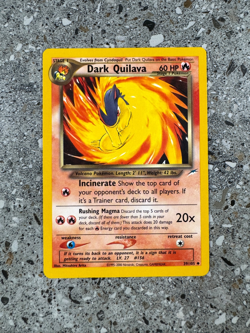 Pokemon TCG Cards Dark Quilava 39/105 Neo Destiny Uncommon EXC-NM - Image 1