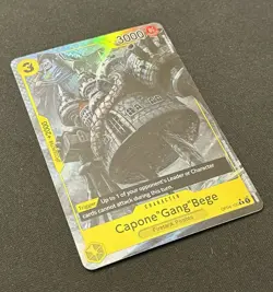 Capone “Gang” Bege Alt Art OP04-100 - Kingdoms Of Intrigue - One Piece TCG NM - Image 3