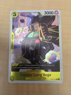 Capone Gang Bege OP04-100 Rare Foil Kingdoms Of Intrigue One Piece TCG CCG NM - Image 1