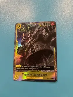 Capone “Gang” Bege Alt Art OP04-100 - Kingdoms Of Intrigue - One Piece TCG - Image 1