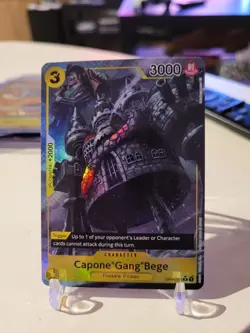 Capone “Gang” Bege Alt Art OP04-100 One Piece Card Game TCG NM English - Image 1
