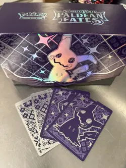 1x New Pokemon EMPTY Elite Trainer Box Paldean Fates Mimikyu + Dividers ETB - Image 1