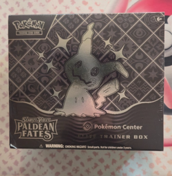 Pokemon Elite Trainer Box Paldean Fates Pokemon Center Exclusive ETB - Image 1