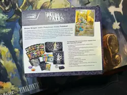 Pokemon Paldean Fates Empty ETB W/ Shown Accessories. Empty Pokemon Center Box. - Image 3