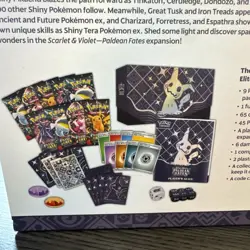 Pokemon Paldean Fates Empty ETB W/ Accessories - No Booster Packs Or Promo Card - Image 2