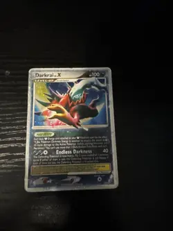 Pokemon TCG Darkrai LV.X DP19 Holographic Diamond and Pearl Promos 2008 - Image 1