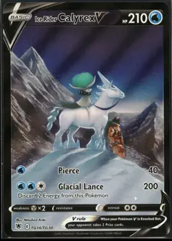 Ice Rider Calyrex V TG14/TG30 Holo Astral Radiance Trainer Gallery Pokemon NM - Image 1