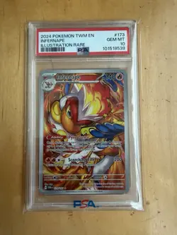 Infernape 173/167 PSA 10 Gem Mint - Pokemon: Twilight Masquerade - Image 1
