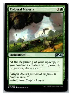 Core Set 2019 #173 Colossal Majesty - MTG Card - Image 1