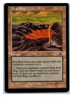 Mercadian Masques #322 Peat Bog - MTG Card - Image 1