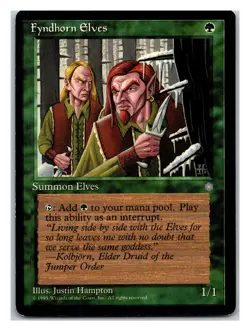 Ice Age #132 Fyndhorn Elves - MTG Card - Image 1