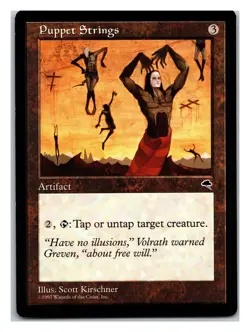 Tempest #304 Puppet Strings - MTG Card - Image 1