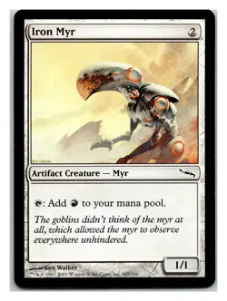 Mirrodin #187 Iron Myr - MTG Card - Image 1