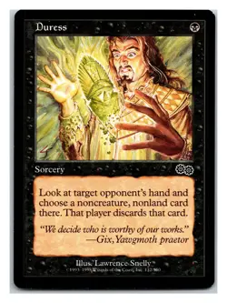 Urza's Saga #132 Duress - MTG Card - Image 1