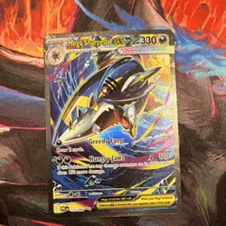 Pokemon TCG Mega Sharpedo EX 127/094 PFL Holo Mega Evolution Card English - Image 1