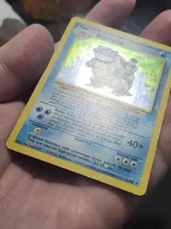 Pokemon Blastoise Holo Foil Rare Card 4/102 Base Set Unlimited 1999, MP - Image 2