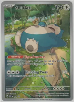 Snorlax 051 Promo - Pokemon TCG Scarlet & Violet 151 ETB Promo Full Art Card NM - Image 2