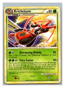 Triumphant #24/102 Kricketune - Pokemon Card - Rare - Image 1