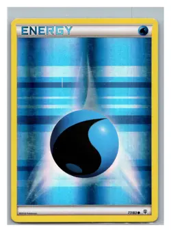 Pokemon Generations #77/83 Water Energy Reverse Holo Card - Image 1